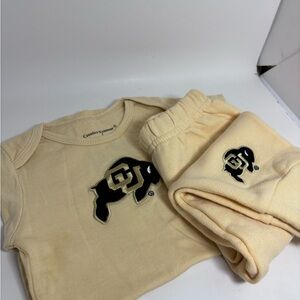 Creative Knitwear University of Colorado Buffaloes Baby Outfit with Logo